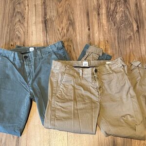 GAP Women’s Chino Pants - Olive & Khaki